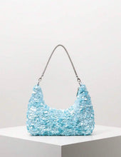 Cargar imagen en el visor de la galería, Bolso lentejuela azul cielo
