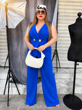Cargar imagen en el visor de la galería, Set chaleco &amp; pantalón azul rey
