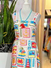 Cargar imagen en el visor de la galería, Maxi vestido estampado playa colores
