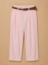 Cargar imagen en el visor de la galería, Pantalón lino rosa pastel
