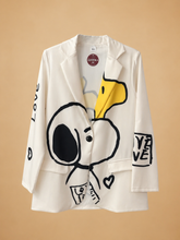 Cargar imagen en el visor de la galería, Blazer blanco Snoopy
