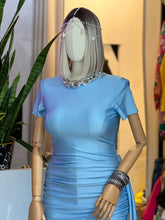 Cargar imagen en el visor de la galería, Set blusón &amp; pantalón baby blue
