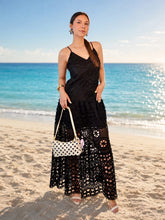 Cargar imagen en el visor de la galería, Maxi vestido negro tirantes
