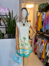 Cargar imagen en el visor de la galería, Vestido lino estampado playa
