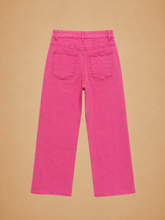 Cargar imagen en el visor de la galería, Pantaló denim rosa con estoperoles
