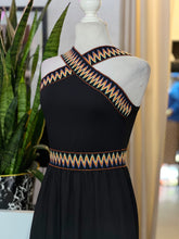 Cargar imagen en el visor de la galería, Vestido negro halter

