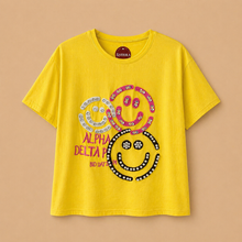 Cargar imagen en el visor de la galería, Playera amarilla emojis
