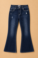 Cargar imagen en el visor de la galería, Pantalón denim campana
