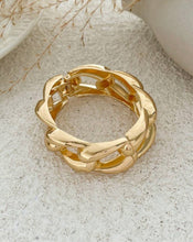 Cargar imagen en el visor de la galería, Pulsera eslabones dorado

