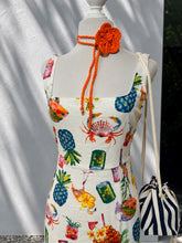 Cargar imagen en el visor de la galería, Vestido lino estampado playero
