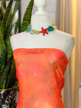 Cargar imagen en el visor de la galería, Vestido straple naranja
