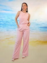 Cargar imagen en el visor de la galería, Blusa &amp; pantalón rosa pastel
