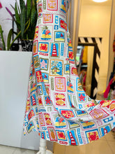 Cargar imagen en el visor de la galería, Maxi vestido estampado playa colores
