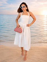 Cargar imagen en el visor de la galería, Vestido halter blanco
