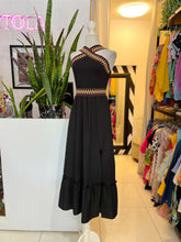 Cargar imagen en el visor de la galería, Vestido negro halter
