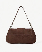 Cargar imagen en el visor de la galería, Bolso gamuza chocolate
