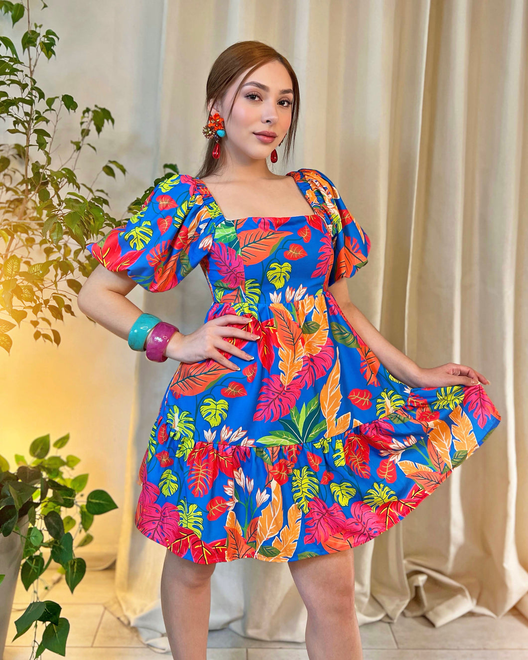 Vestido campesino colores