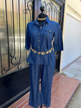 Cargar imagen en el visor de la galería, Set camisa &amp; pantalón denim
