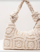 Cargar imagen en el visor de la galería, Bolso encaje beige
