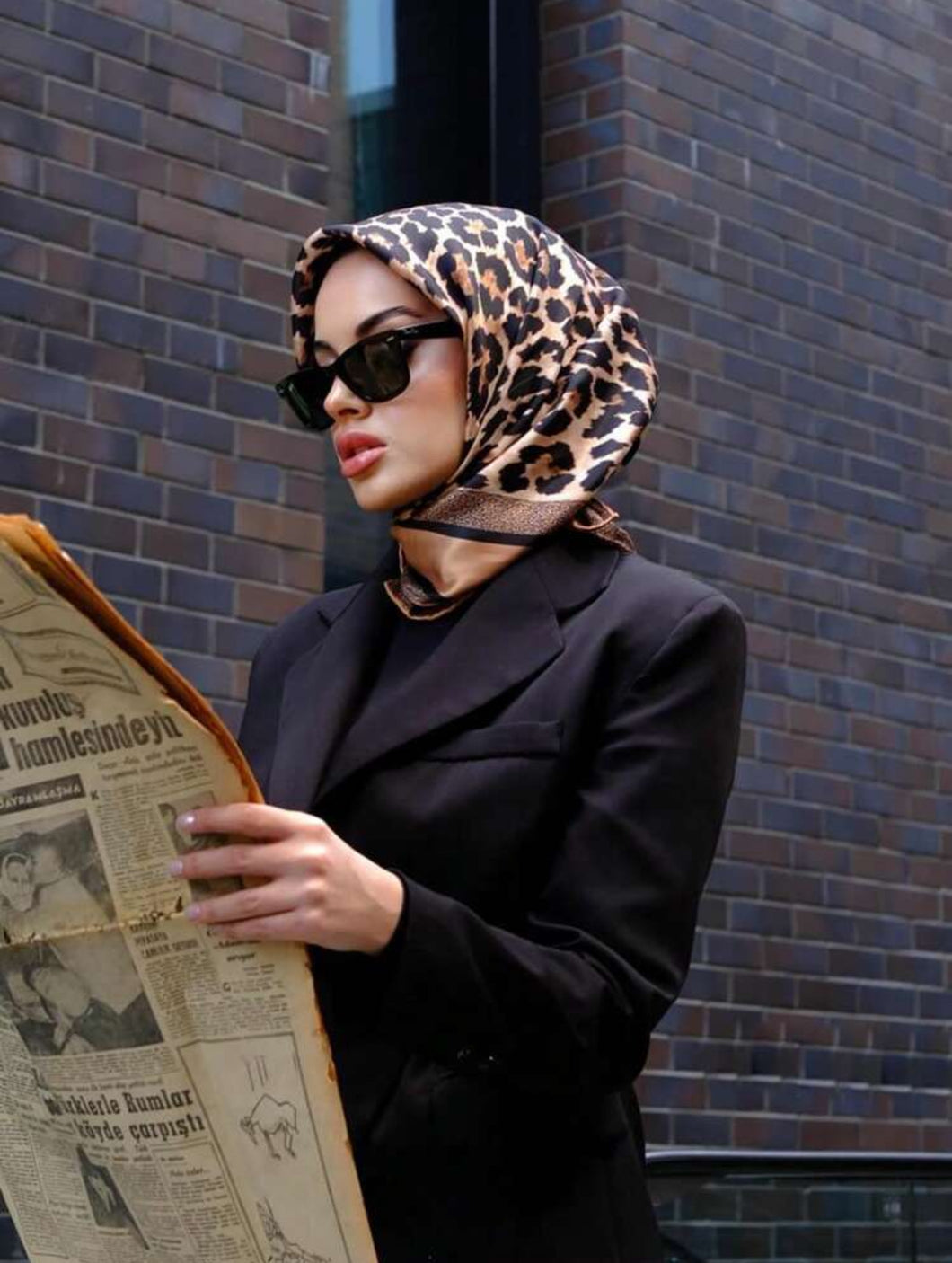 Pashmina animal print