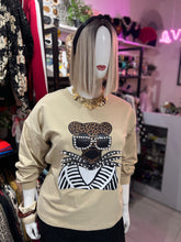 Cargar imagen en el visor de la galería, Sudadera camel tigre
