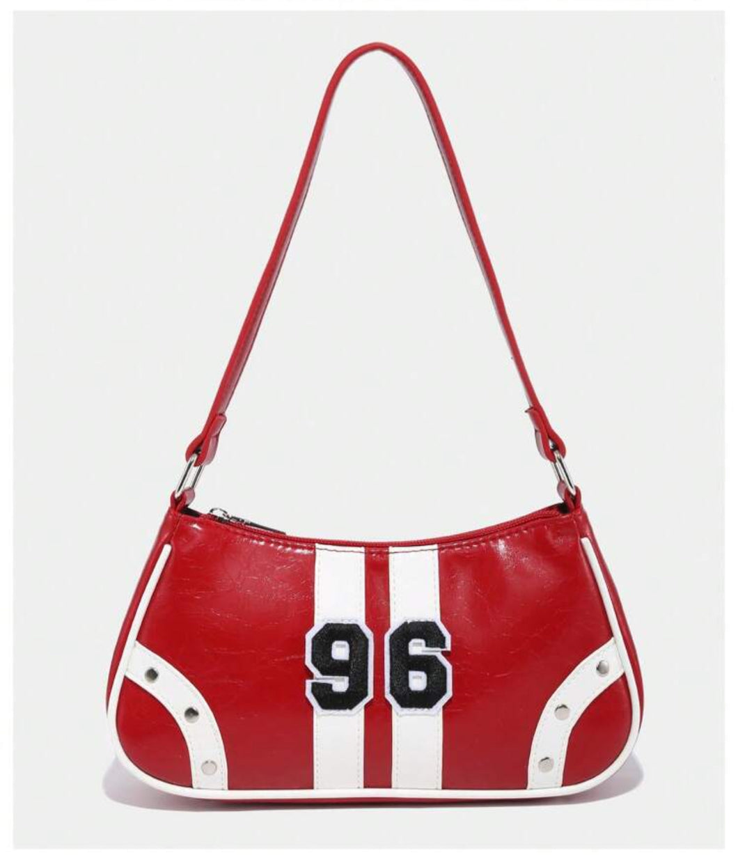 Bolso rojo tipo deportivo