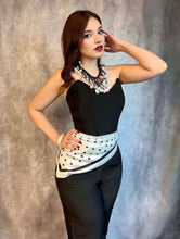 Cargar imagen en el visor de la galería, Palazzo negro straple
