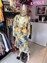 Cargar imagen en el visor de la galería, Vestido drapeado estampado
