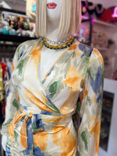 Cargar imagen en el visor de la galería, Vestido drapeado estampado
