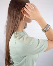 Cargar imagen en el visor de la galería, Set blusa &amp; pantalón hilo menta
