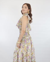 Cargar imagen en el visor de la galería, Vestido estampado floral lavanda
