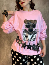 Cargar imagen en el visor de la galería, Sudadera rosa tigre
