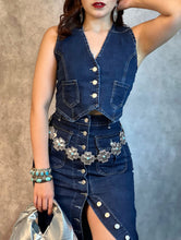 Cargar imagen en el visor de la galería, Chaleco denim
