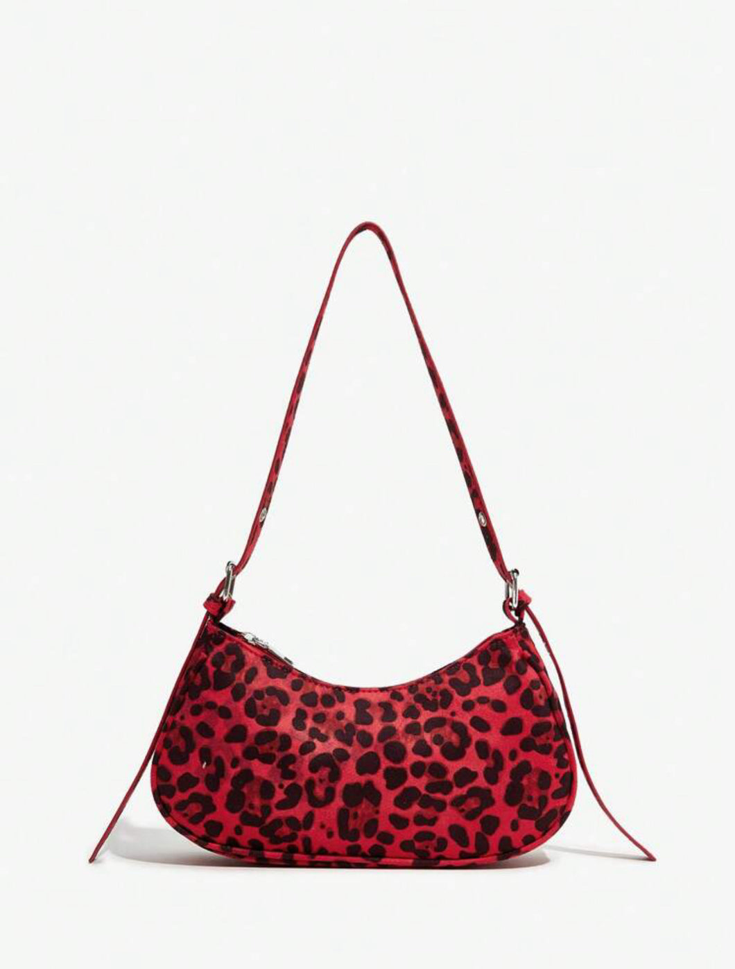 Bolso animal print rojo