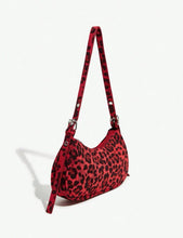 Cargar imagen en el visor de la galería, Bolso animal print rojo
