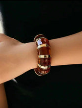 Cargar imagen en el visor de la galería, Pulsera elástico tipo carey
