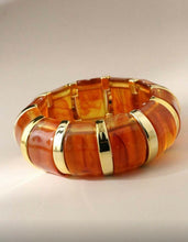 Cargar imagen en el visor de la galería, Pulsera elástico tipo carey
