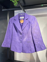 Cargar imagen en el visor de la galería, Blazer morado manga 3/4
