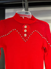 Cargar imagen en el visor de la galería, Blusa roja hilo con transparencia
