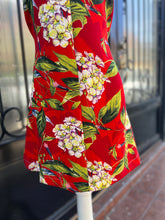 Cargar imagen en el visor de la galería, Vestido rojo estampado moños
