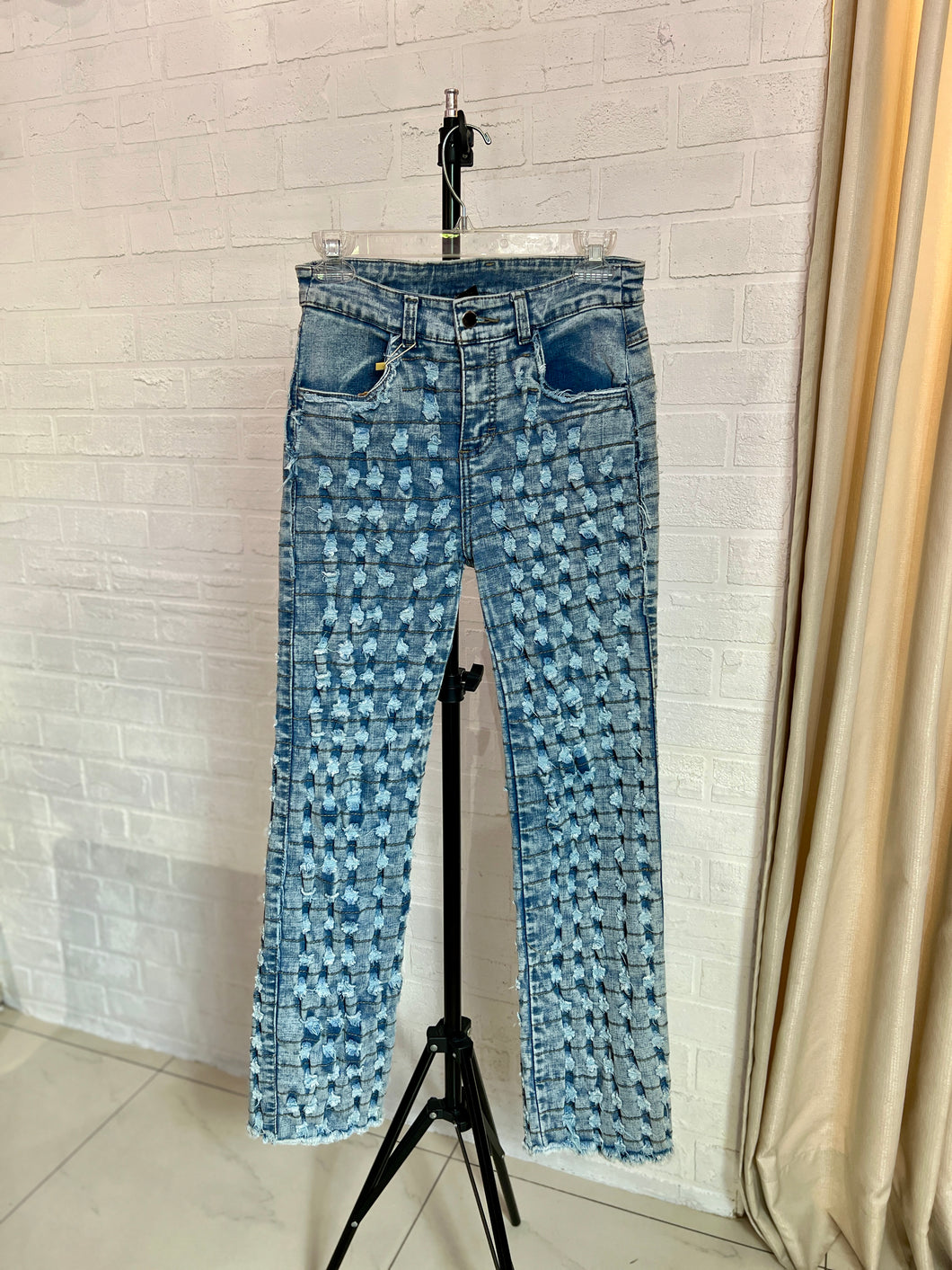 Pantalón denim deslavado