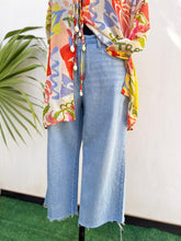 Cargar imagen en el visor de la galería, Pantalón corto denim wide leg
