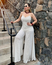 Cargar imagen en el visor de la galería, Palazzo blanco lunares negros
