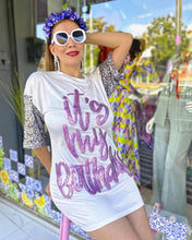 Cargar imagen en el visor de la galería, Vestido Its my birthday blanco
