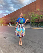 Cargar imagen en el visor de la galería, Falda tableada estampada
