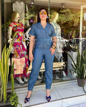 Cargar imagen en el visor de la galería, Palazzo denim ligero
