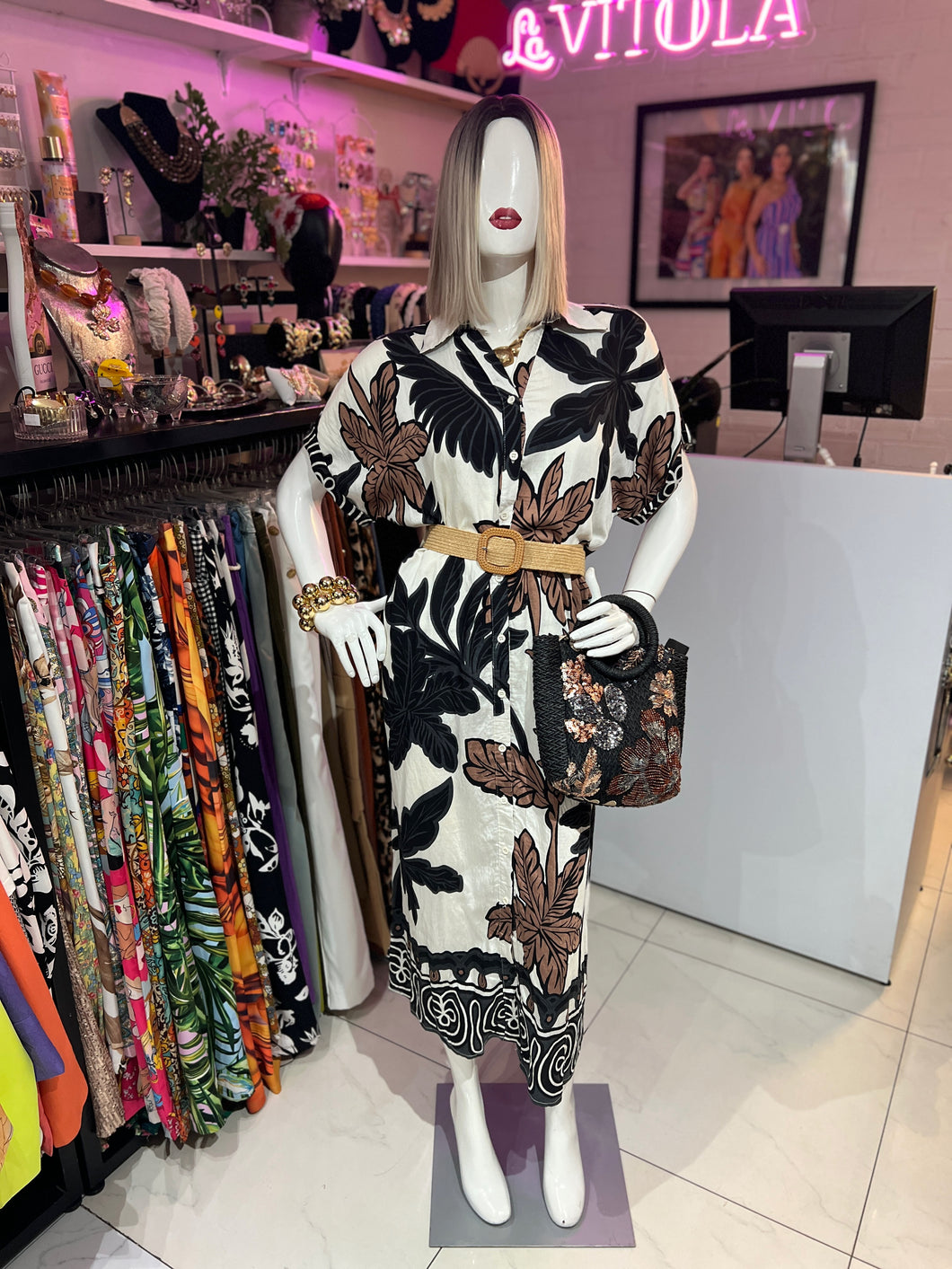 Vestido estampado