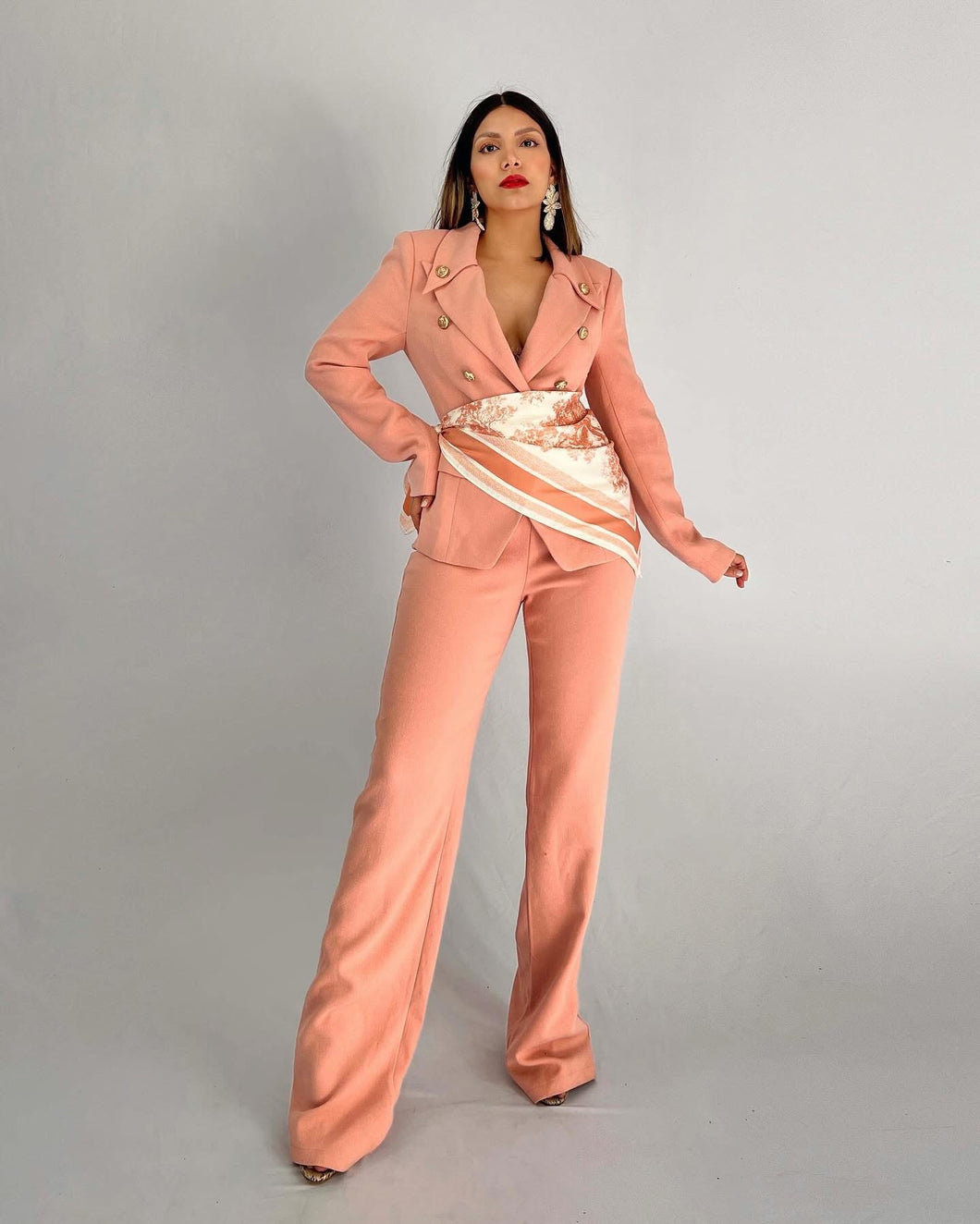 Set Blazer & pantalon rosa