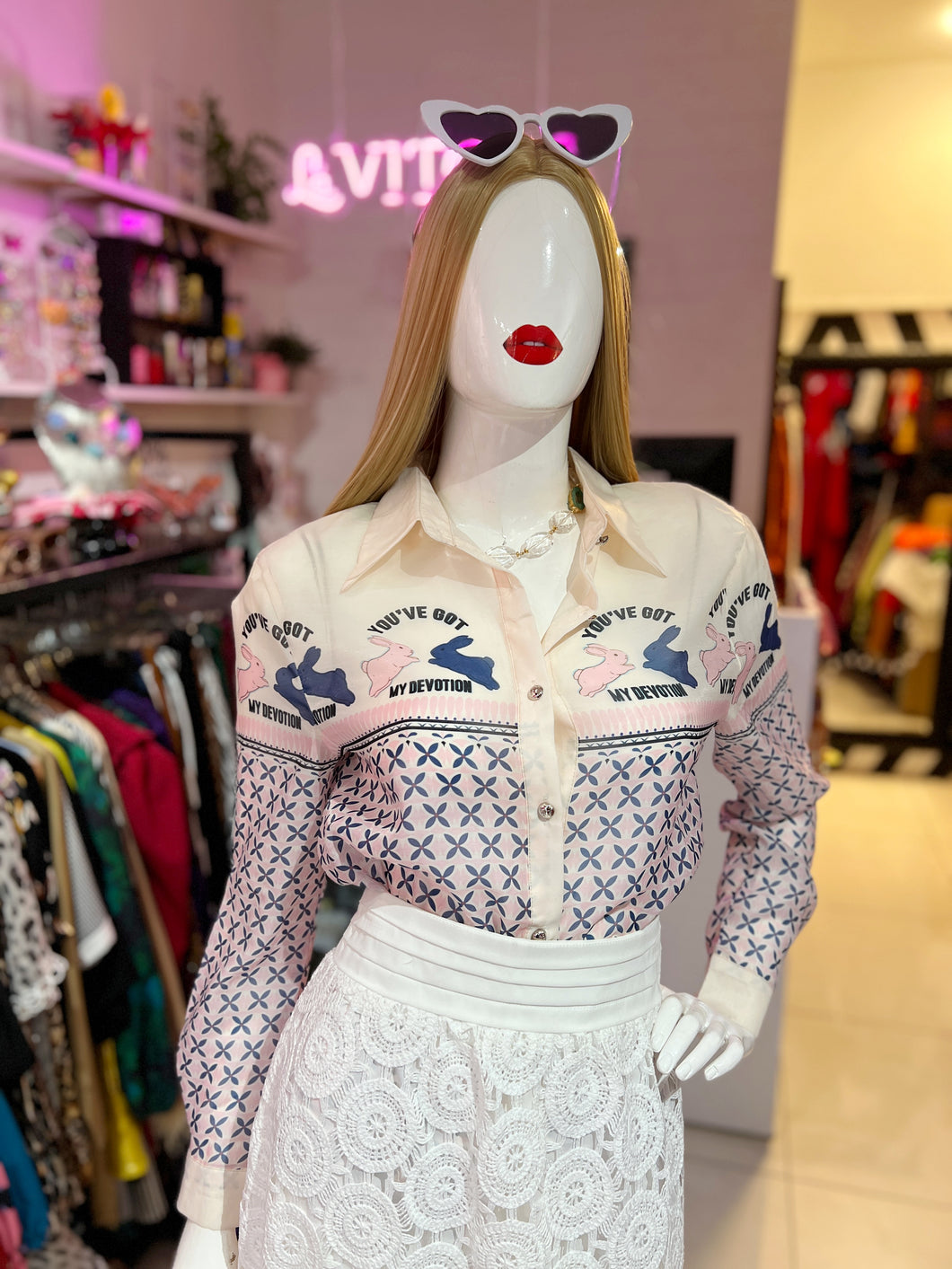 Blusa estampado conejos
