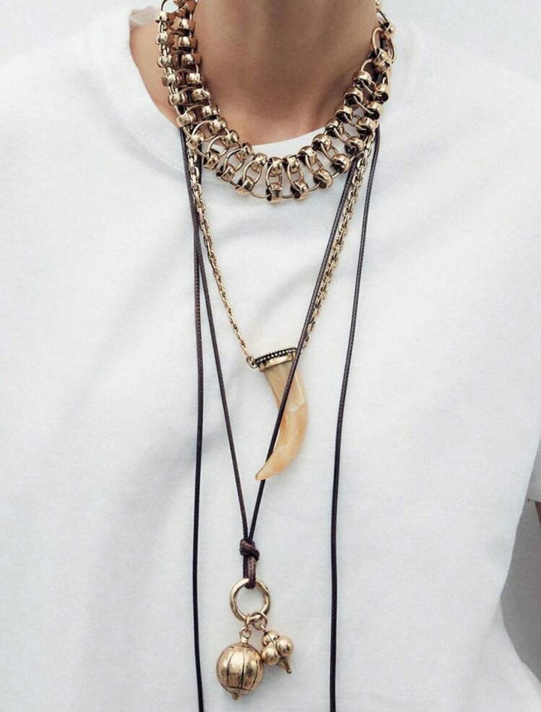 Set cadenas colmillo